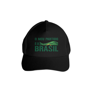 Nome do produto Boné Americano Meu Partido é o Brasil