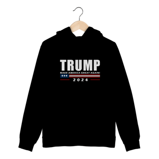 Nome do produto Moletom Canguru Trump Make America