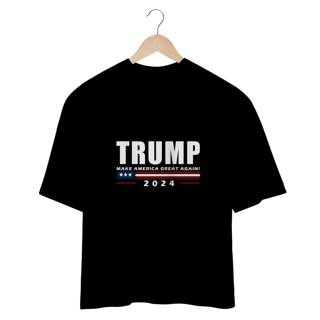 Nome do produto Oversize Trump Make America