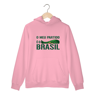 Nome do produto Moletom Canguru O Meu Partido é o Brasil