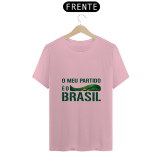 Nome do produto T-Shirt Pima O Meu Partido é o Brasil