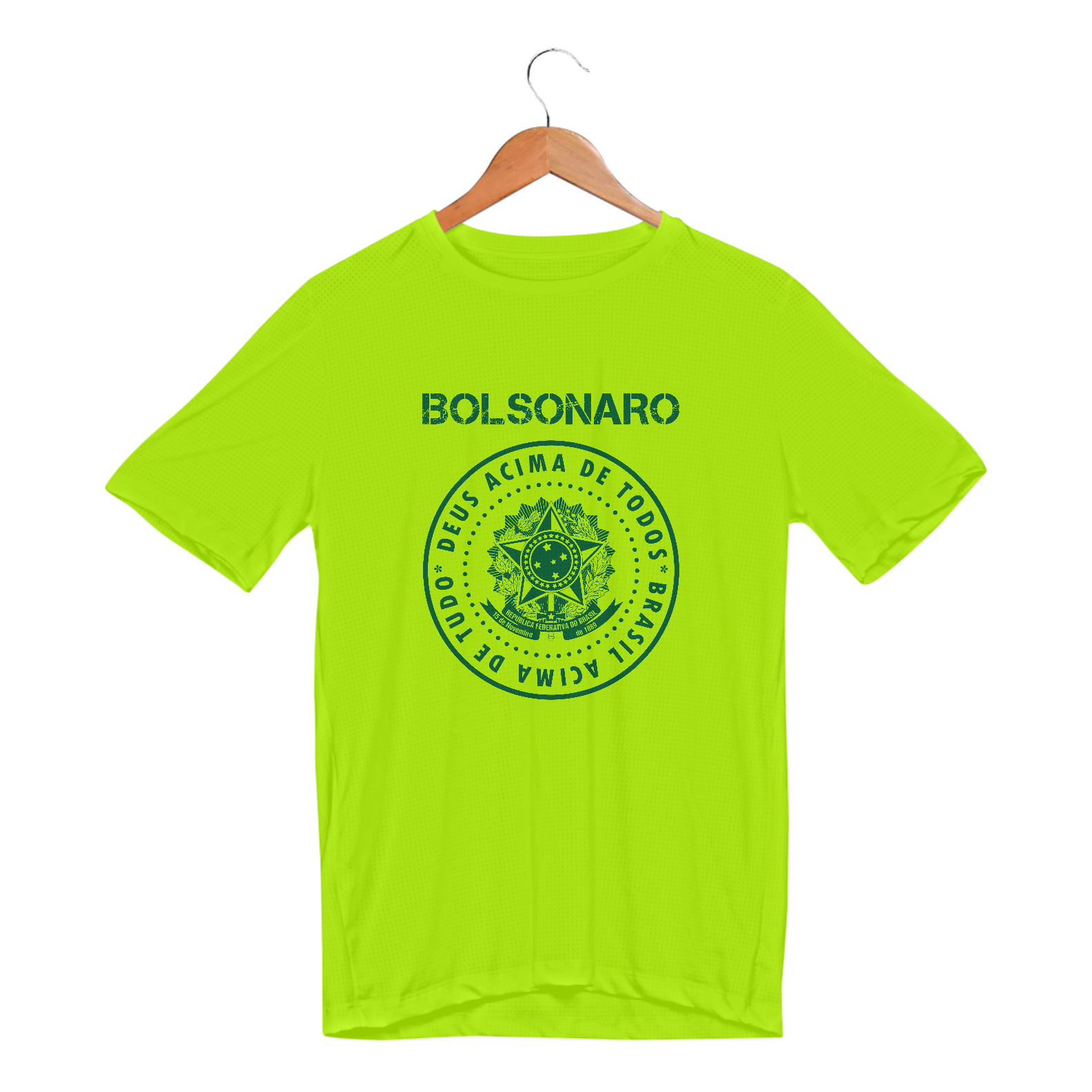 T-Shirt Dry UV Bolsonaro - Deus Acima de Todos