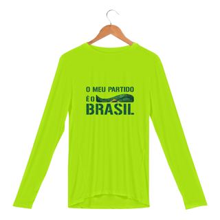 Nome do produto Manga Longa Dry UV Meu Partido Brasil