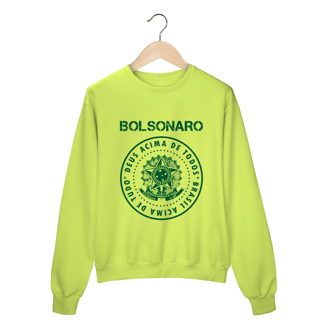 Nome do produto Moletom Fechado Bolsonaro - Deus Acima de Tudo
