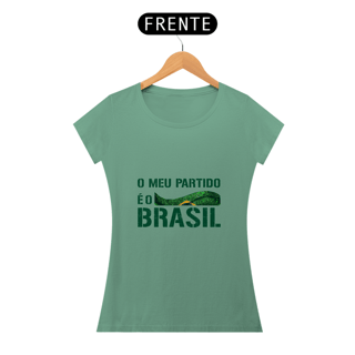 Nome do produto T-Shirt Baby Estonada O Meu Partido é o Brasil