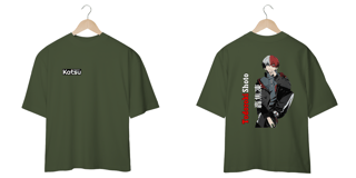 Nome do produto Camiseta Oversized Anime Boku no Hero Todoroki Shoto