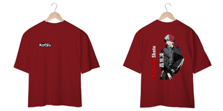 Nome do produto Camiseta Oversized Anime Boku no Hero Todoroki Shoto