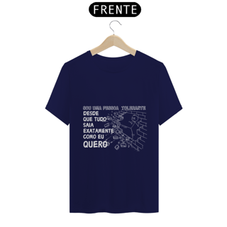 Nome do produto Camiseta Tolerante (branco)