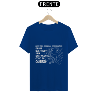 Nome do produto Camiseta Tolerante (branco)