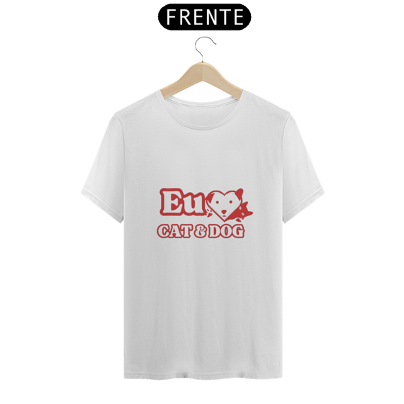 Camiseta Eu amo Cat&Dog