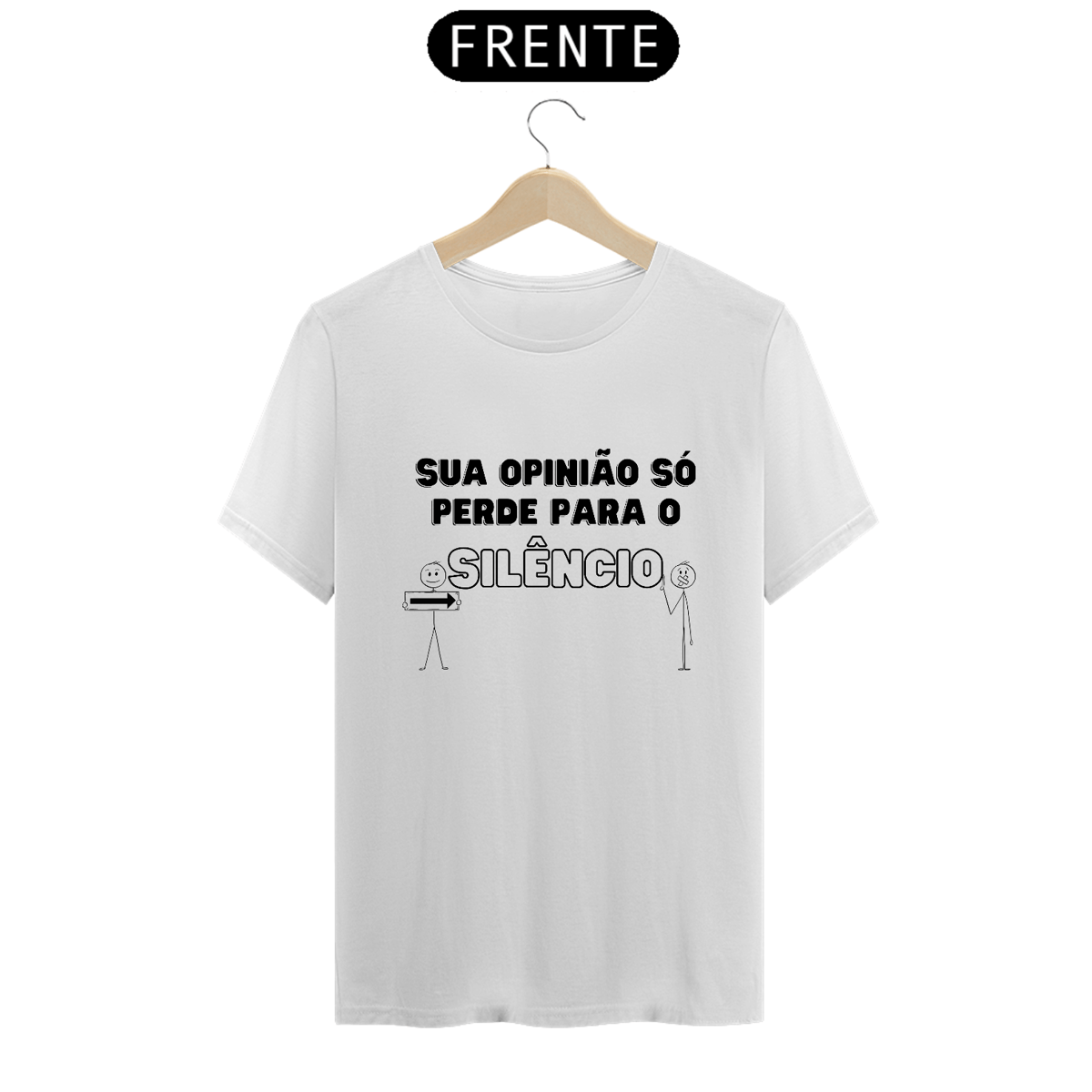 Nome do produto: Camiseta Silêncio