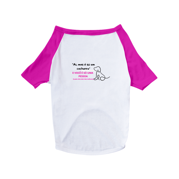Camiseta Dog Pink