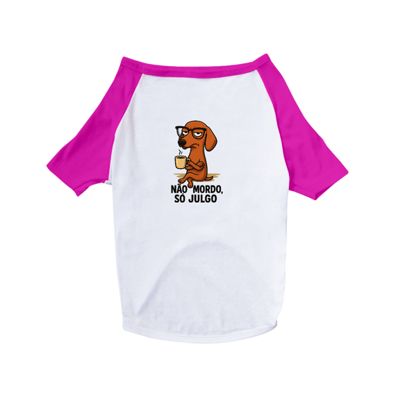 Camiseta Pet Só julgo