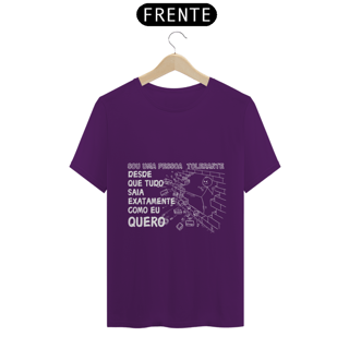 Nome do produto Camiseta Tolerante (branco)
