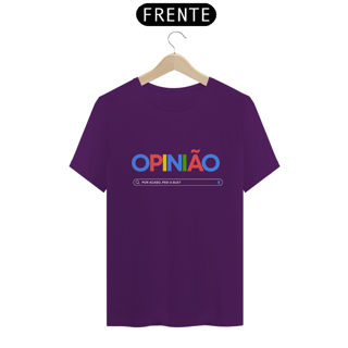 Nome do produto Camiseta Opnião