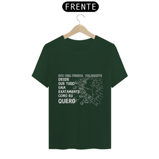 Nome do produto Camiseta Tolerante (branco)