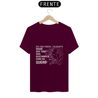 Nome do produto Camiseta Tolerante (branco)