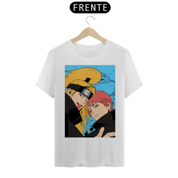 Camiseta Deidara + Sasori couple Edição Limitada