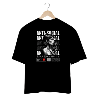 Nome do produtoCamiseta Anti-Social - Oversized
