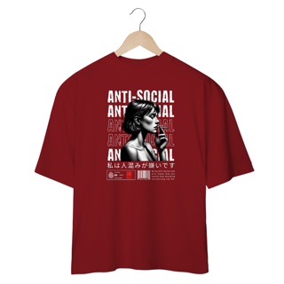 Nome do produtoCamiseta Anti-Social - Oversized