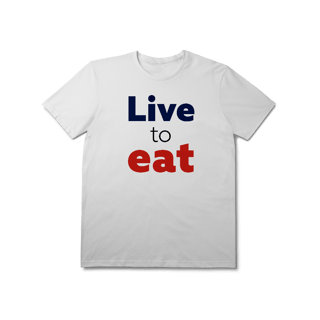Nome do produtoCamiseta Live to Eat - Jewelry Bonney One Piece