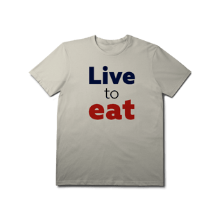 Nome do produtoCamiseta Live to Eat - Jewelry Bonney One Piece