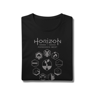 Nome do produtoCamiseta Horizon Forbidden West GAIA Protocol Black
