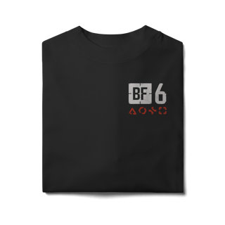 Nome do produtoCamiseta Battlefield 6 Classes Black - Oversized