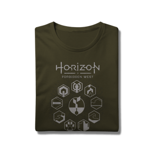 Nome do produtoCamiseta Horizon Forbidden West GAIA Protocol Black