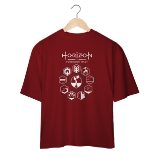 Nome do produtoCamiseta Horizon Forbidden West GAIA Protocol Black - Oversized