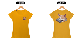 Nome do produto Camiseta Baby Look Dog Game