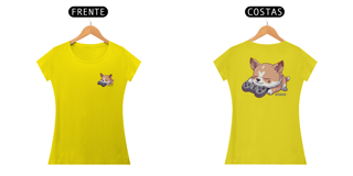 Nome do produto Camiseta Baby Look Dog Game