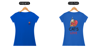 Nome do produto Camiseta Baby Love Cats Stare