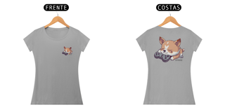 Nome do produto Camiseta Baby Look Dog Game