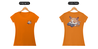 Nome do produto Camiseta Baby Look Dog Game