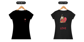 Nome do produto Camiseta Baby Love Cats Stare