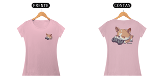 Nome do produto Camiseta Baby Look Dog Game