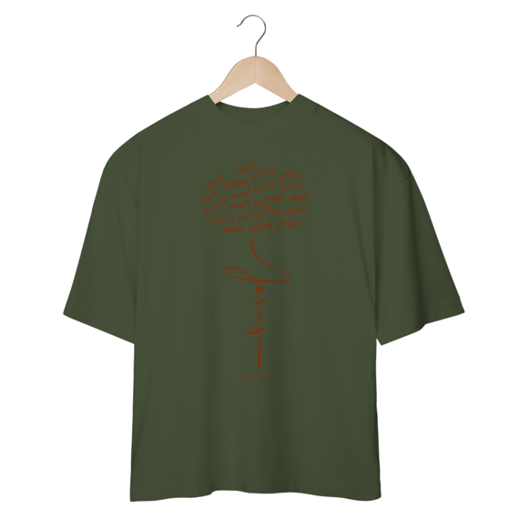 Camiseta Oversized Stare 1 João 4:8