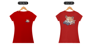 Nome do produto Camiseta Baby Look Dog Game