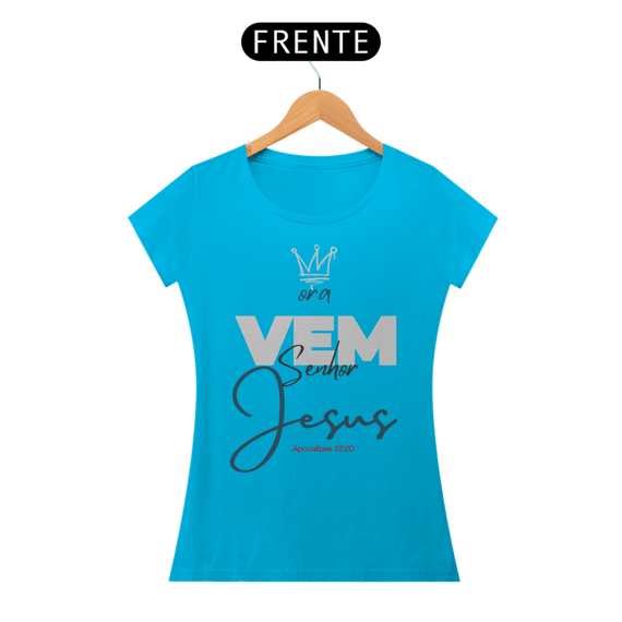 Camiseta Baby Long Stare Ora Vem Maranata