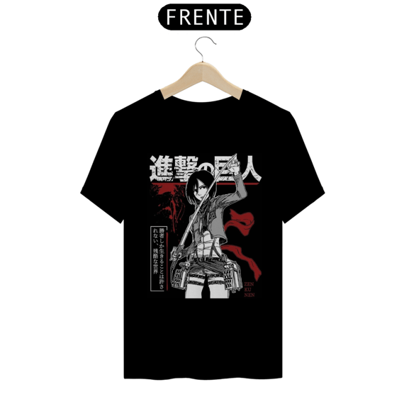 camiseta Mikasa - Atak on titan