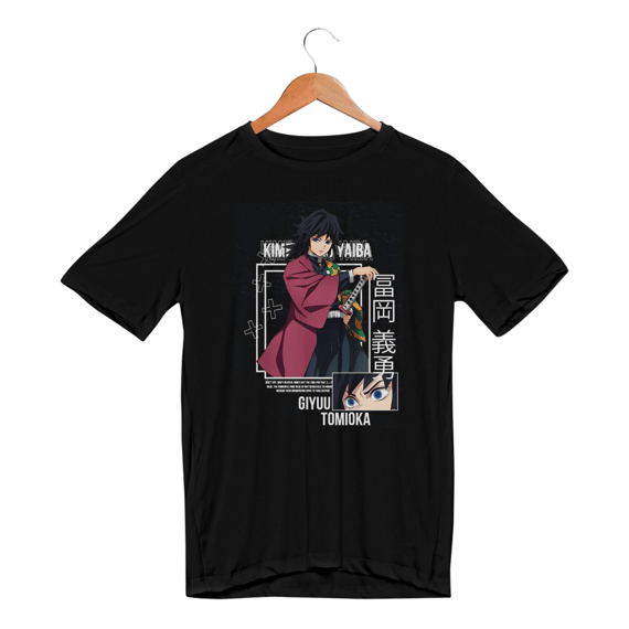 camiseta sport tomioka - demon slayyer