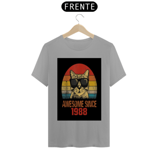 Nome do produto Camiseta Awesome since 1988