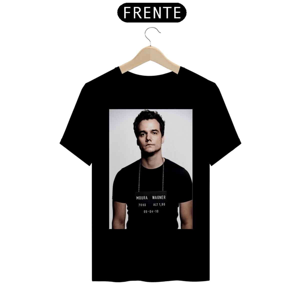 Nome do produto: Camiseta Wagner Moura 