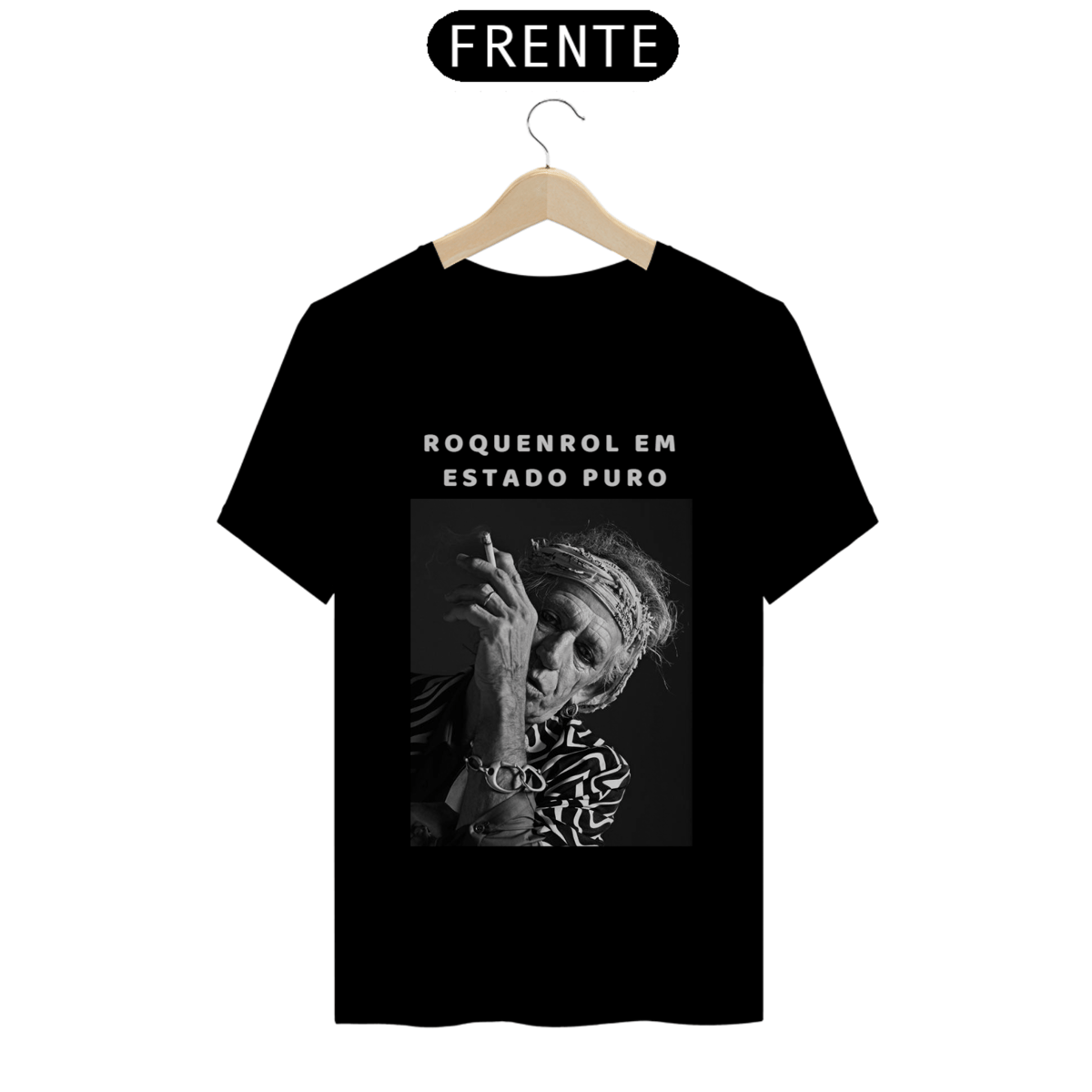 Nome do produto: Camiseta Roquenrol em estado Puro