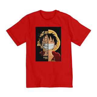 Nome do produto Camiseta Infantil One Piece Luffy