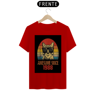 Nome do produto Camiseta Awesome since 1988