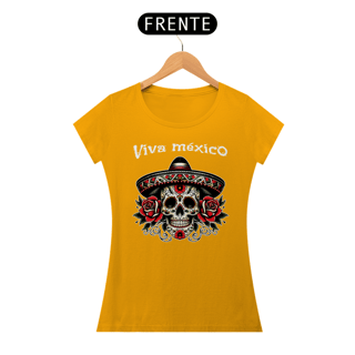 Nome do produto Baby Look Caveira Mexicana
