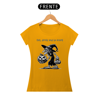 Nome do produto Baby Look Bruxa Halloween