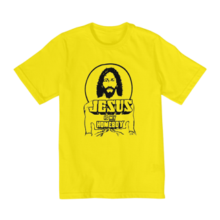 Nome do produto Camiseta infantil Jesus Homeboy